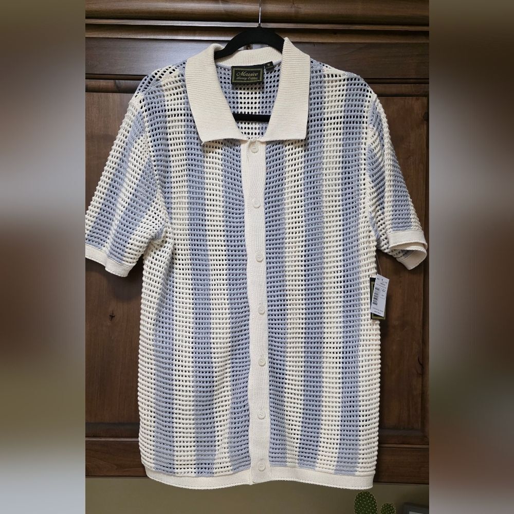 Massive Luxury Edition Knit Button Up